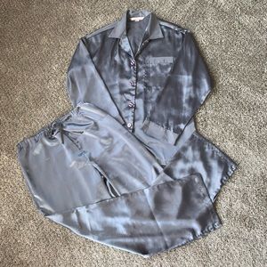 Victoria’s Secret Grey Satin Panama Set Size M